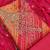 Bandhani Printed Beads And Stones Unstitched Dress Material