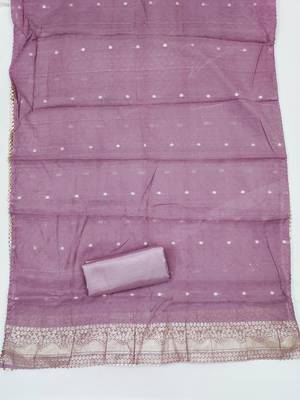 Embroidered Unstitched Kurta Fabric Bottom Fabric and Dupatta 2