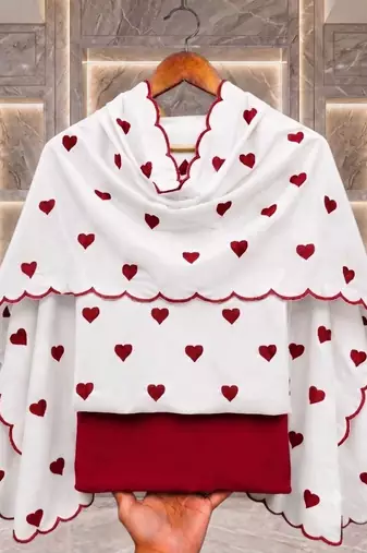 Embellished Unstitched Dress Material
