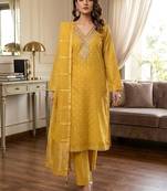 Semi-Stitched Dress Material