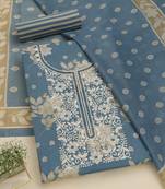 printed  cotton unstitched dress material