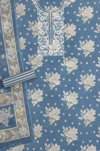 printed  cotton unstitched dress material