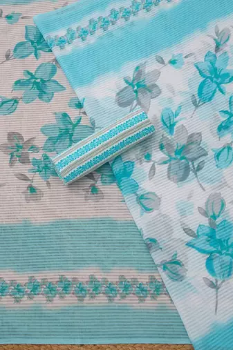 embroidered unstitched dress material
