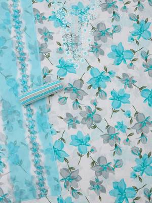 embroidered unstitched dress material 4