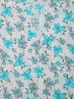 embroidered unstitched dress material 5