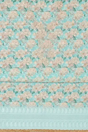 printed unstitched dress material