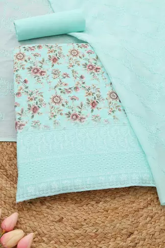 printed unstitched dress material