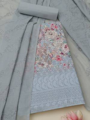 printed  cotton unstitched dress material 1