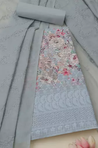 printed  cotton unstitched dress material