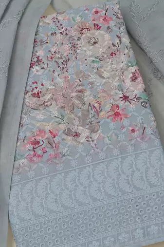 printed  cotton unstitched dress material