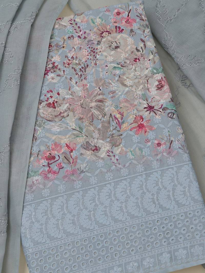 printed  cotton unstitched dress material