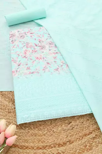 printed unstitched dress material
