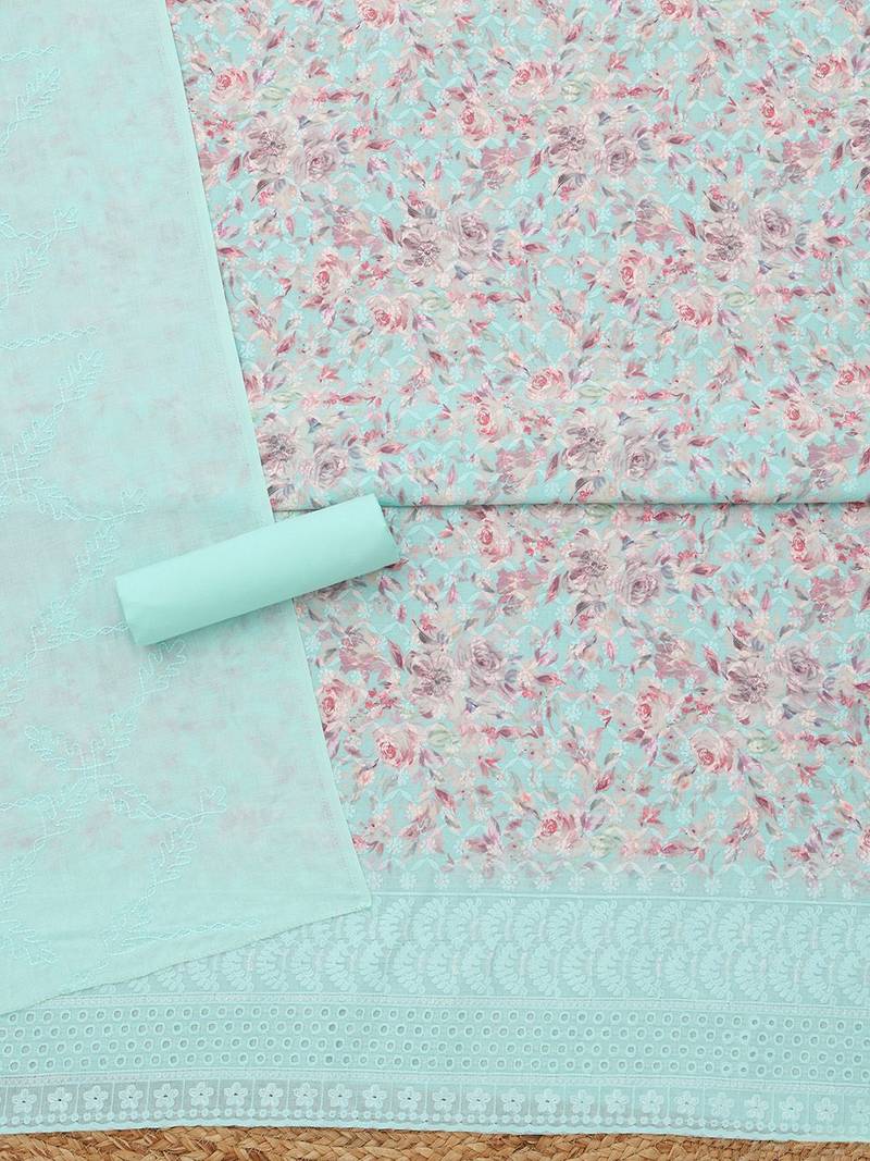 printed unstitched dress material