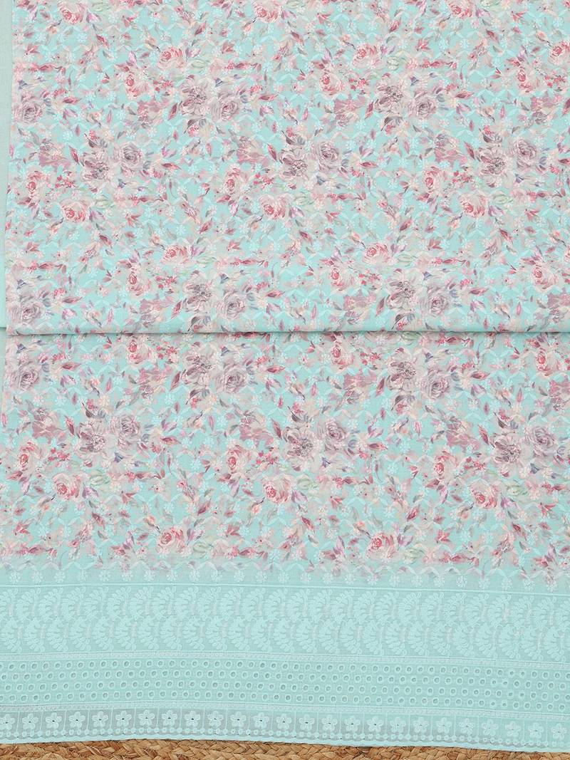 printed unstitched dress material