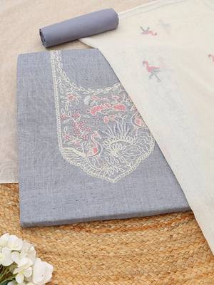printed unstitched dress material 1