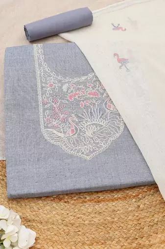 printed unstitched dress material