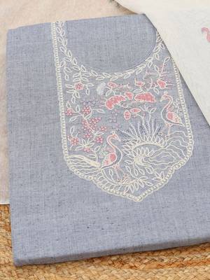 printed unstitched dress material 2