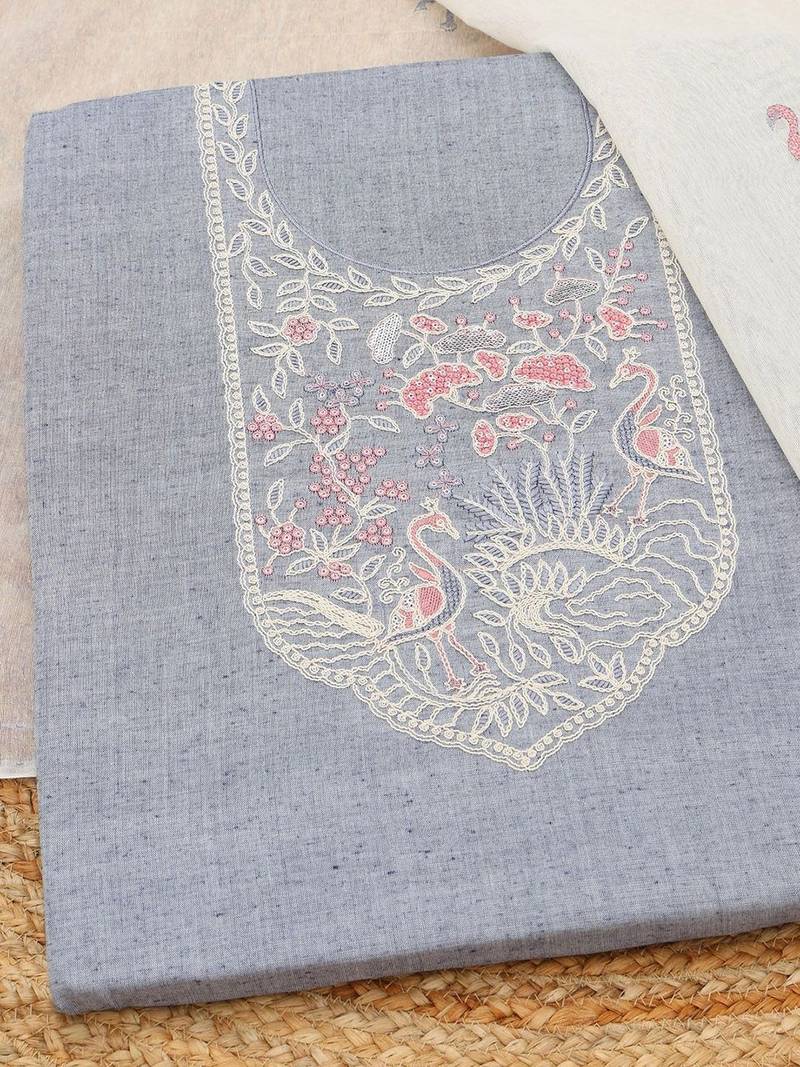 printed unstitched dress material
