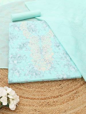 printed unstitched dress material 1