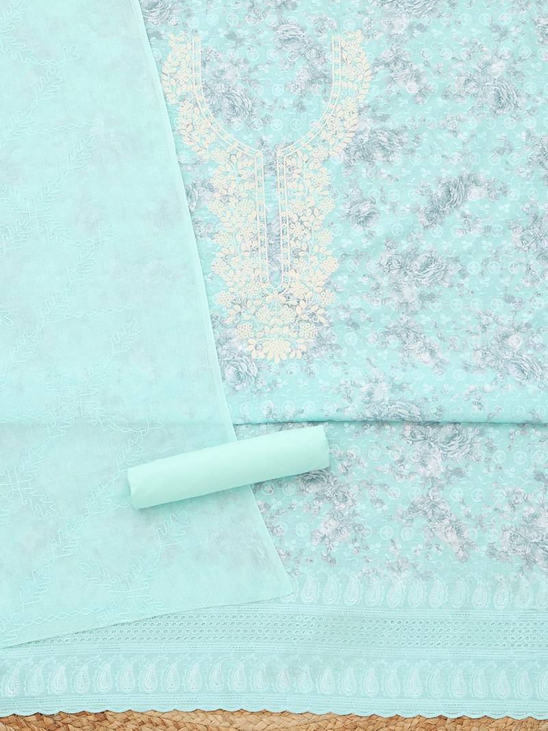 printed unstitched dress material