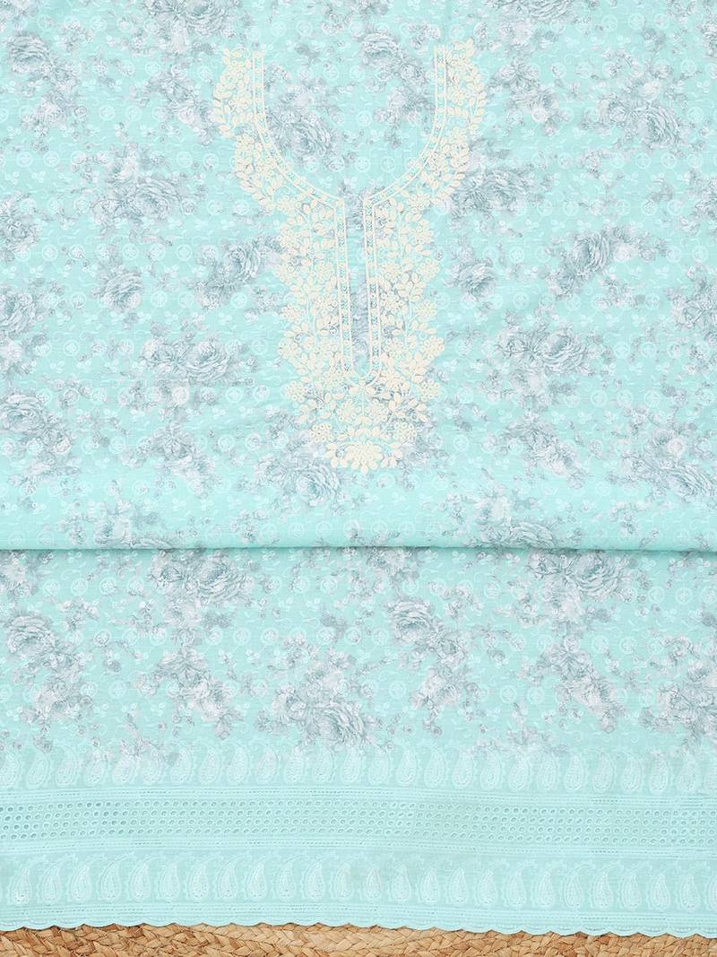 printed unstitched dress material