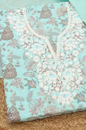 printed unstitched dress material