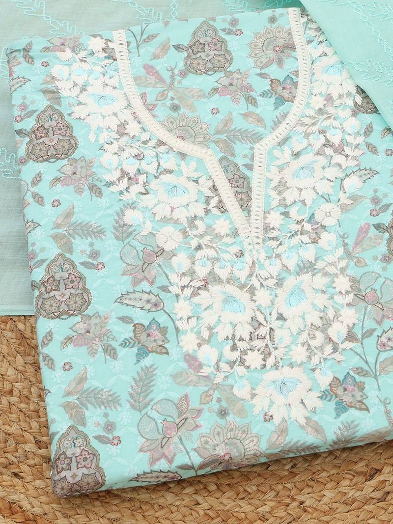 printed unstitched dress material