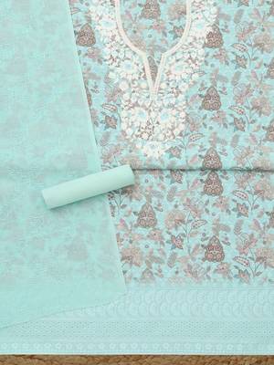 printed unstitched dress material 4