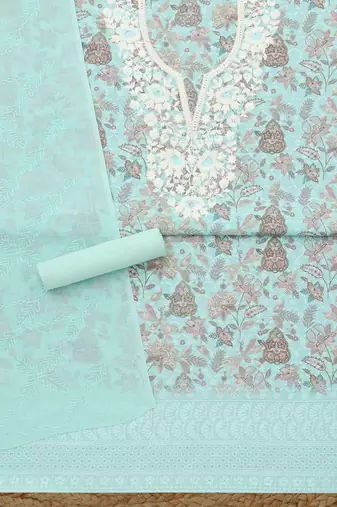 printed unstitched dress material