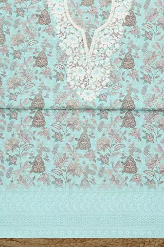printed unstitched dress material