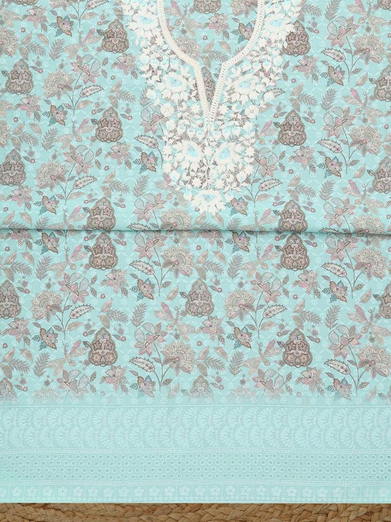 printed unstitched dress material