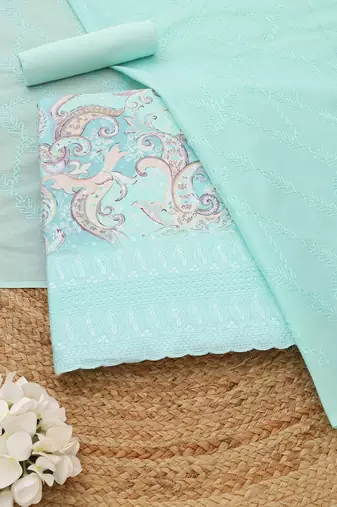 printed unstitched dress material