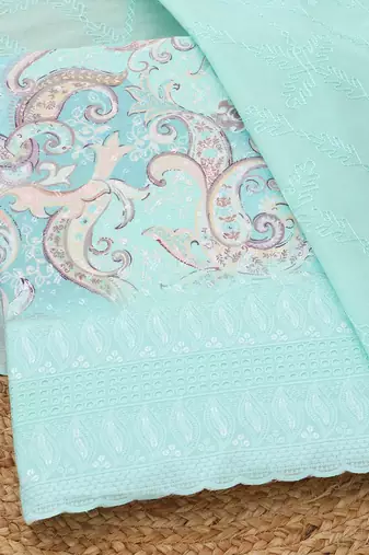 printed unstitched dress material