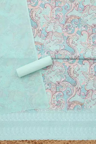 printed unstitched dress material