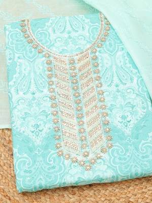 printed unstitched dress material 2