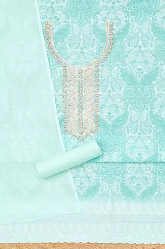 printed unstitched dress material