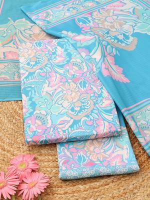 printed unstitched dress material 1