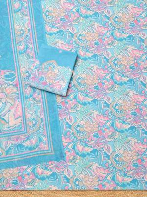 printed unstitched dress material 2