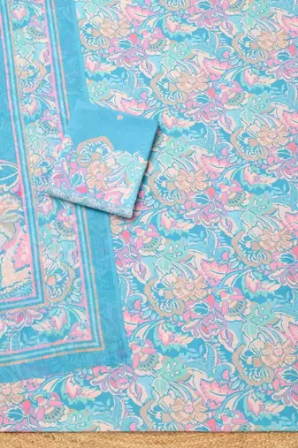 printed unstitched dress material