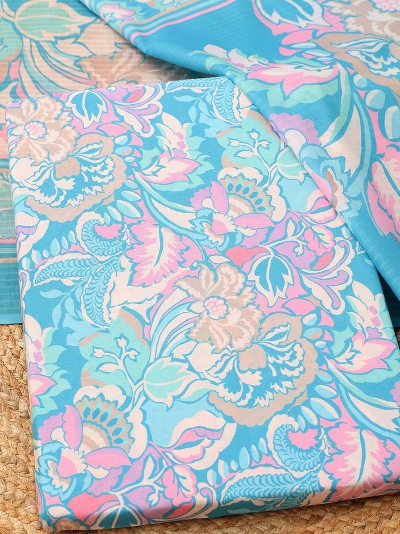 printed unstitched dress material