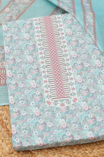 printed unstitched dress material