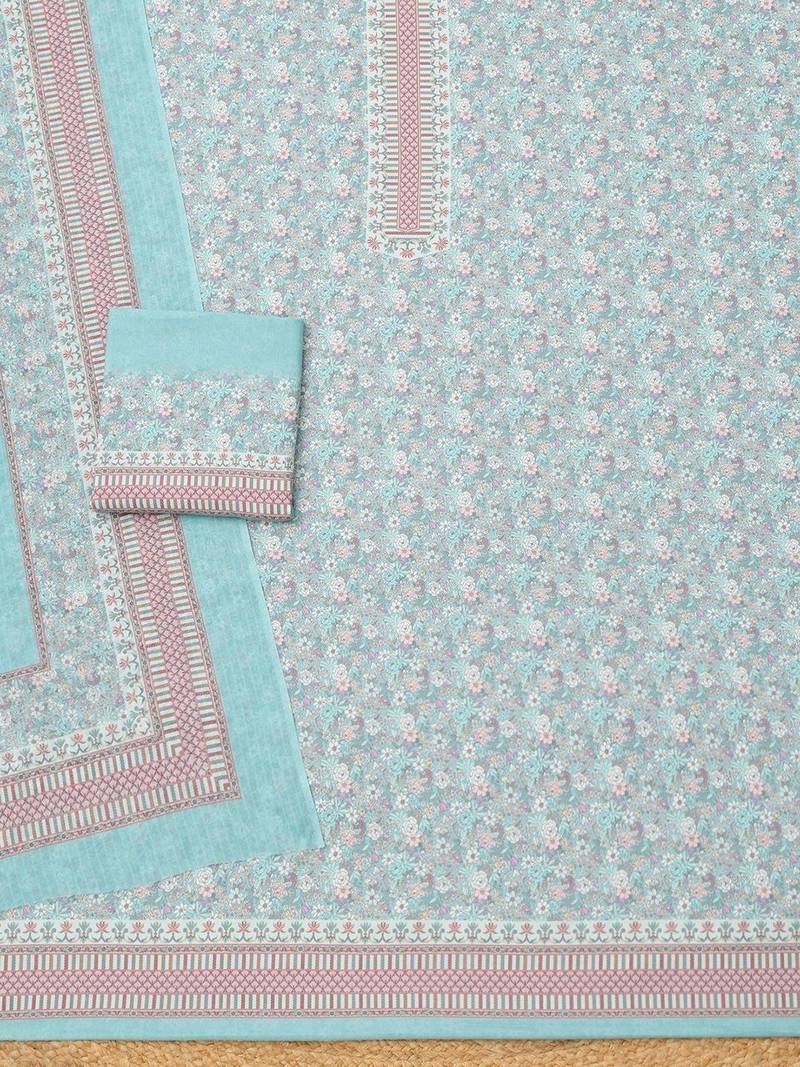 printed unstitched dress material