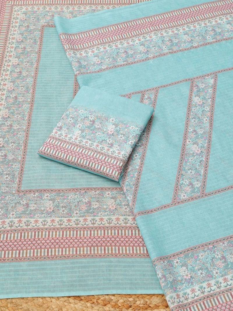 printed unstitched dress material