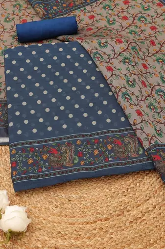 printed unstitched dress material