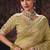 Pista salsa heavy embroidery beads party wear saree