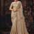 chiku linen salsa heavy embroidery beads party wear saree