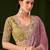 Mauve embellished festive wear with matching blouse