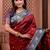 Red classic indian silk rich woven pallu design sarees