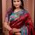Red classic indian silk rich woven pallu design sarees