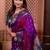 Purple classic indian silk rich woven pallu design sarees